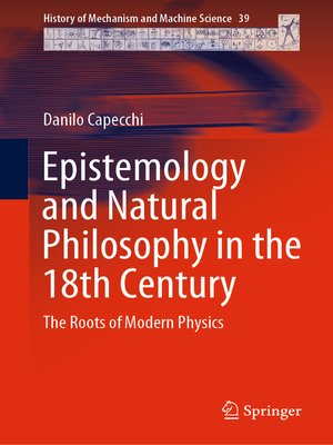 cover image of Epistemology and Natural Philosophy in the 18th Century